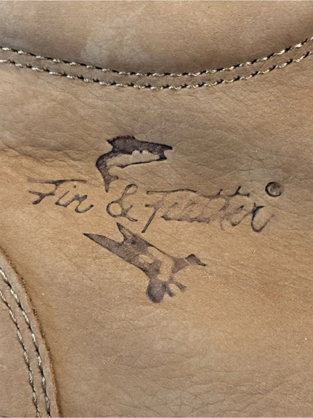 Fin & Feather Full Grain Leather Chukka Boots in Tan/Nubuck Men’s size 8.5D